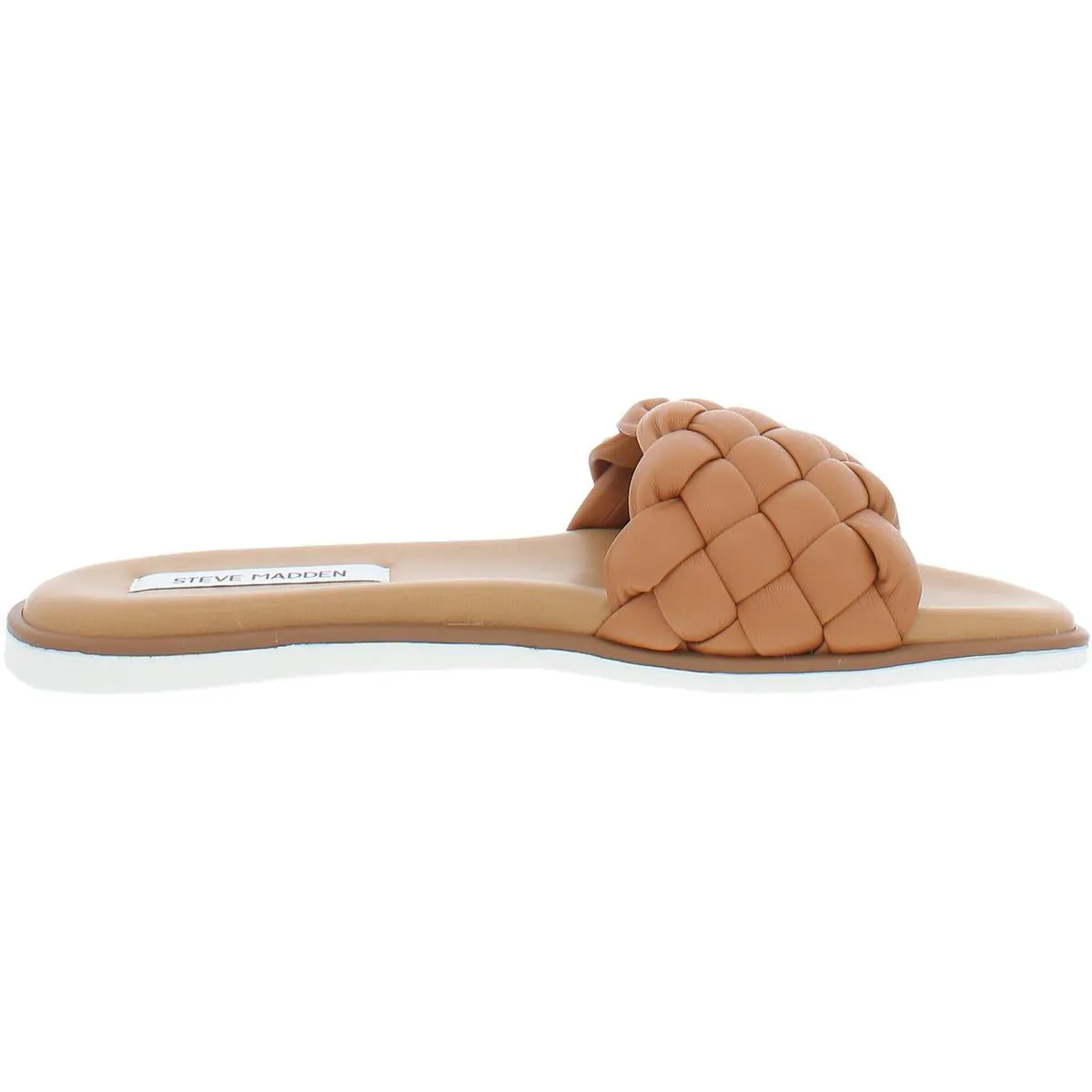 Paislee Womens Braided Open Toe Slide Sandals