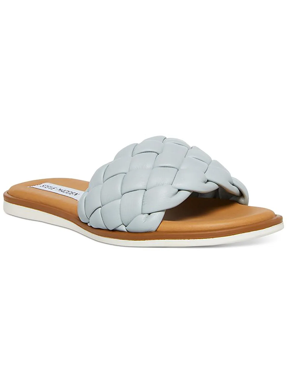 Paislee Womens Braided Open Toe Slide Sandals