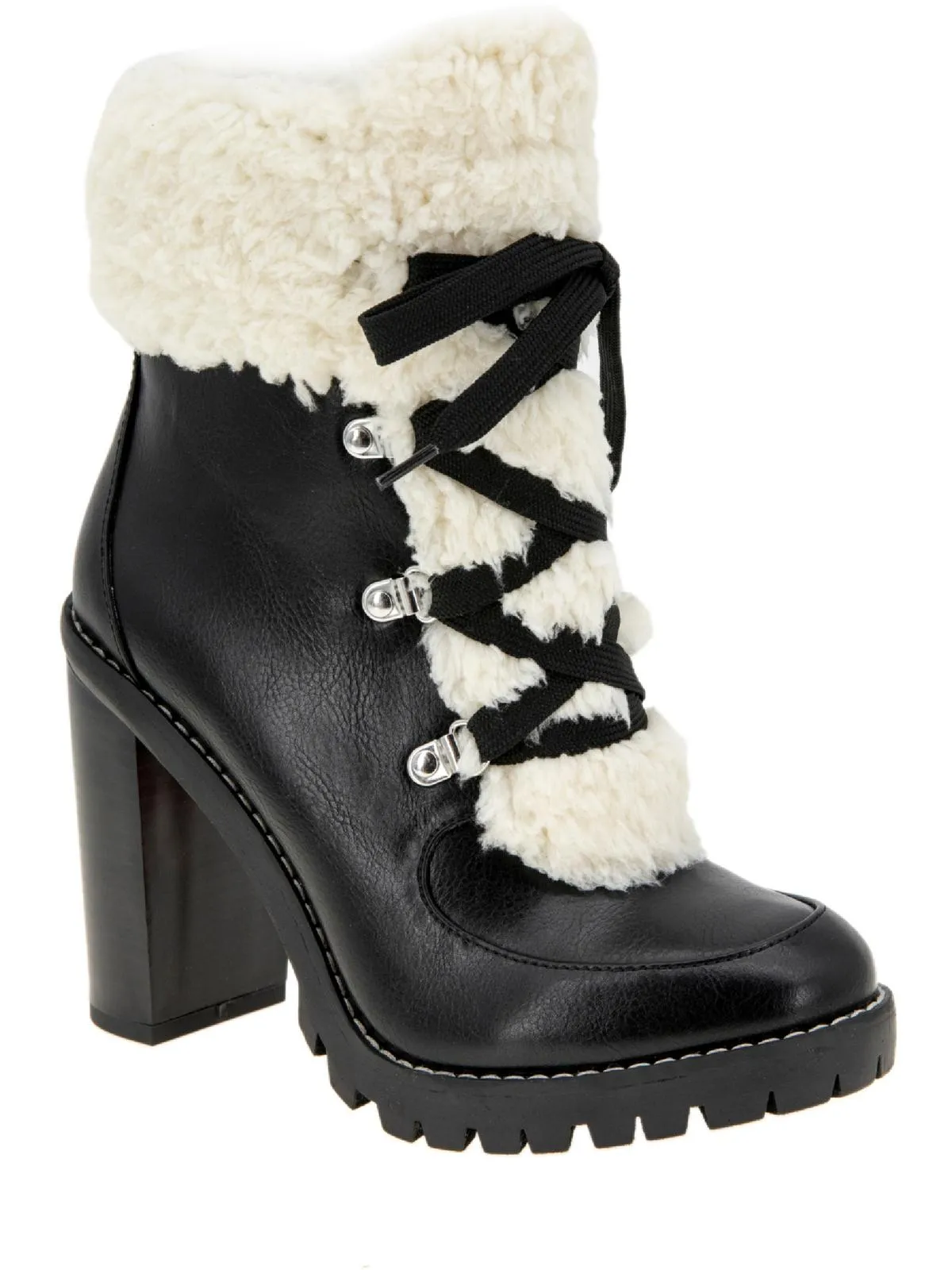 Palli Womens Faux Suede Ankle Combat & Lace-up Boots
