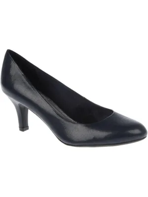 Parigi Womens Faux Leather Heels Pumps