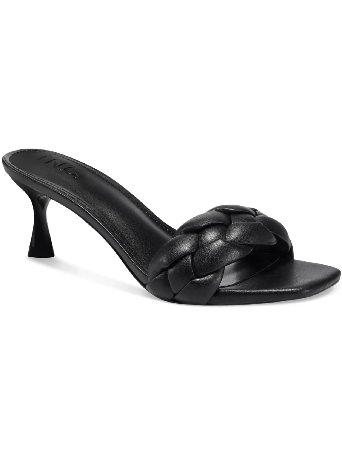 Parker Womens Woven Open Toe Heels