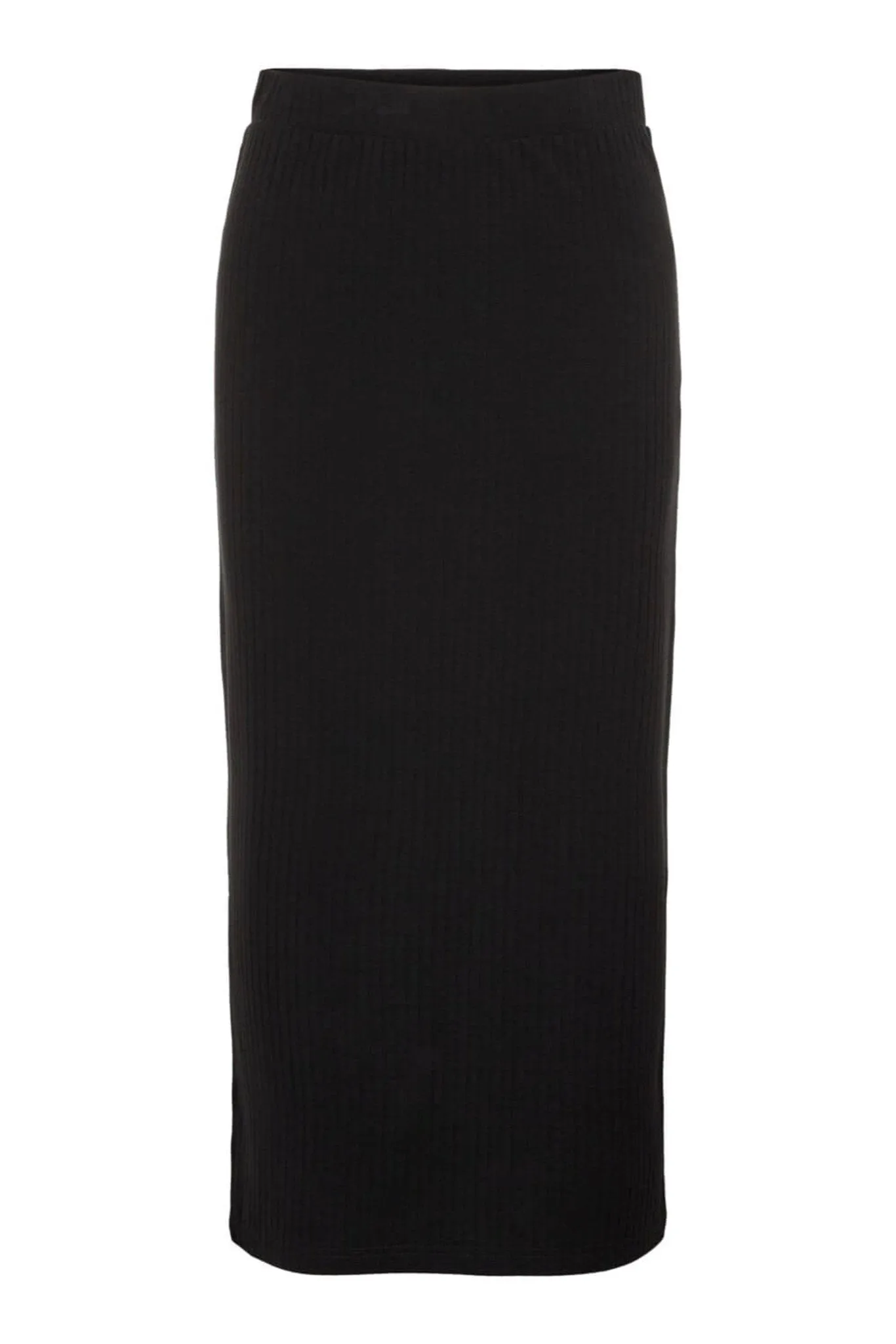 PCKYLIE mw midi skirt - Black
