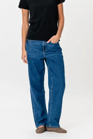Performance Loose Jeans - Medium Blue Denim