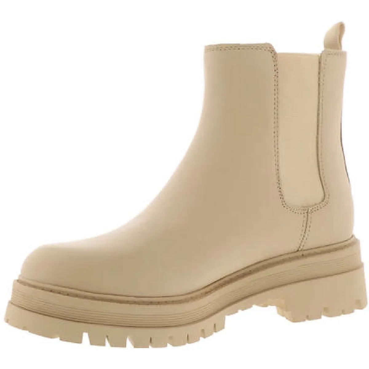 Pietro Womens Leather Pull On Chelsea Boots
