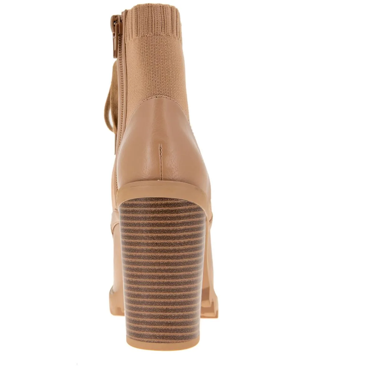 Pilas Womens Faux Leather Lace-Up Booties