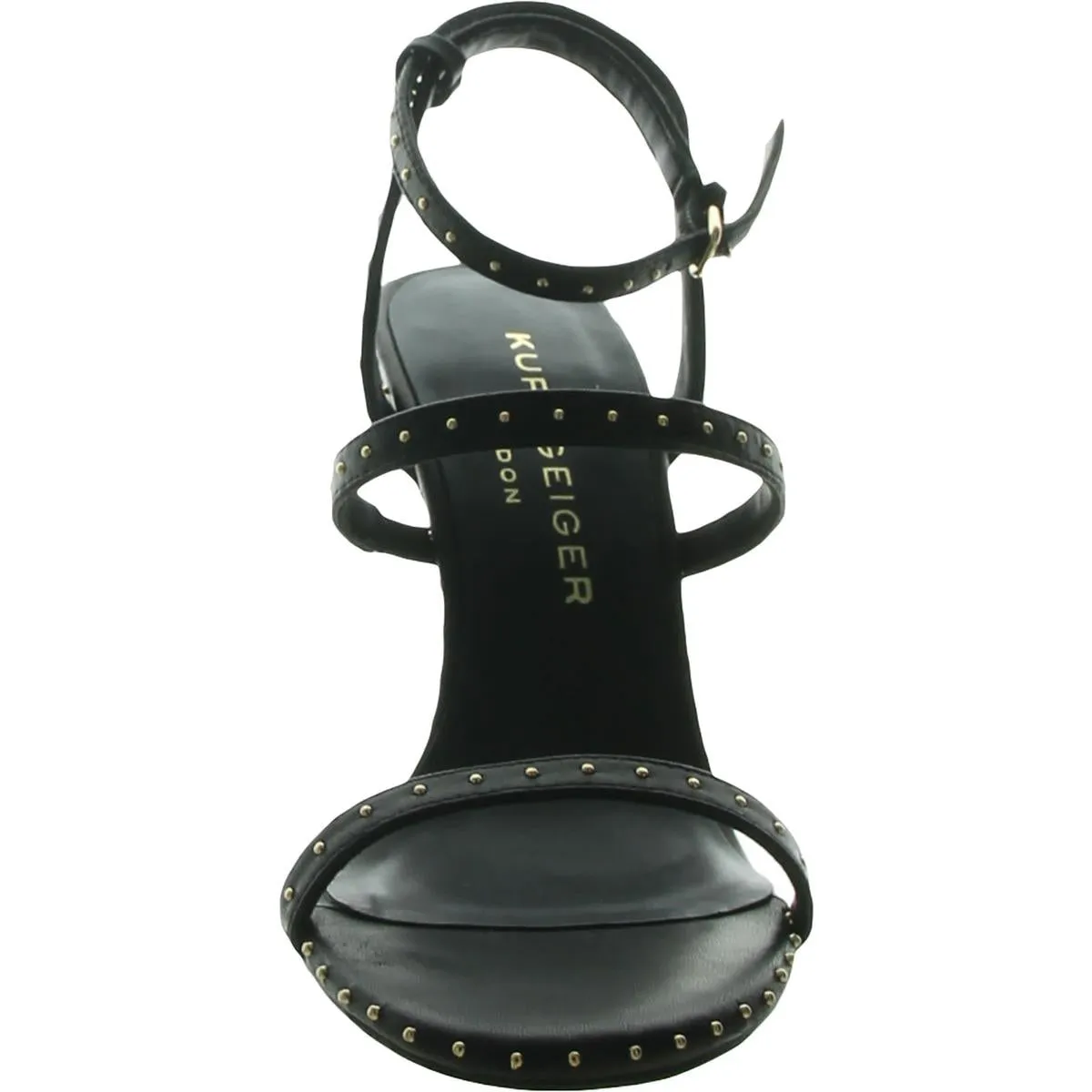 Portia Womens Leather Ankle Strap Dress Sandals
