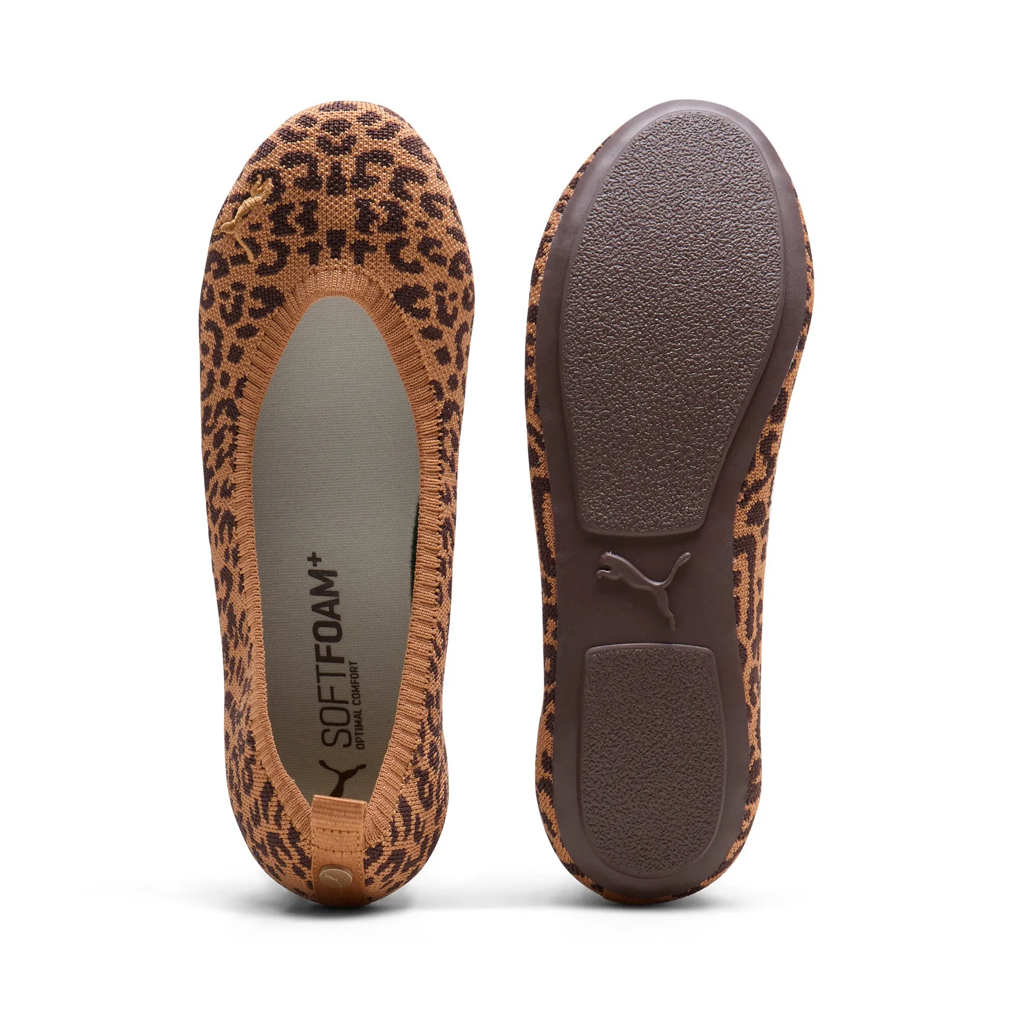 PUMA Women's Ilana Leopard Ballet Shoes