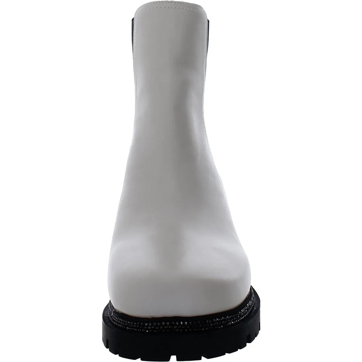 Rick Womens Leather Pull On Chelsea Boots