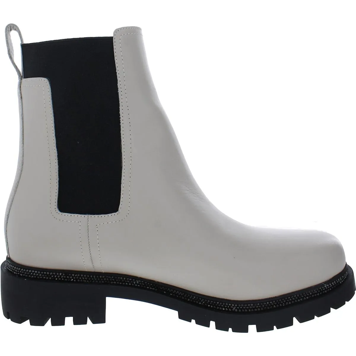 Rick Womens Leather Pull On Chelsea Boots