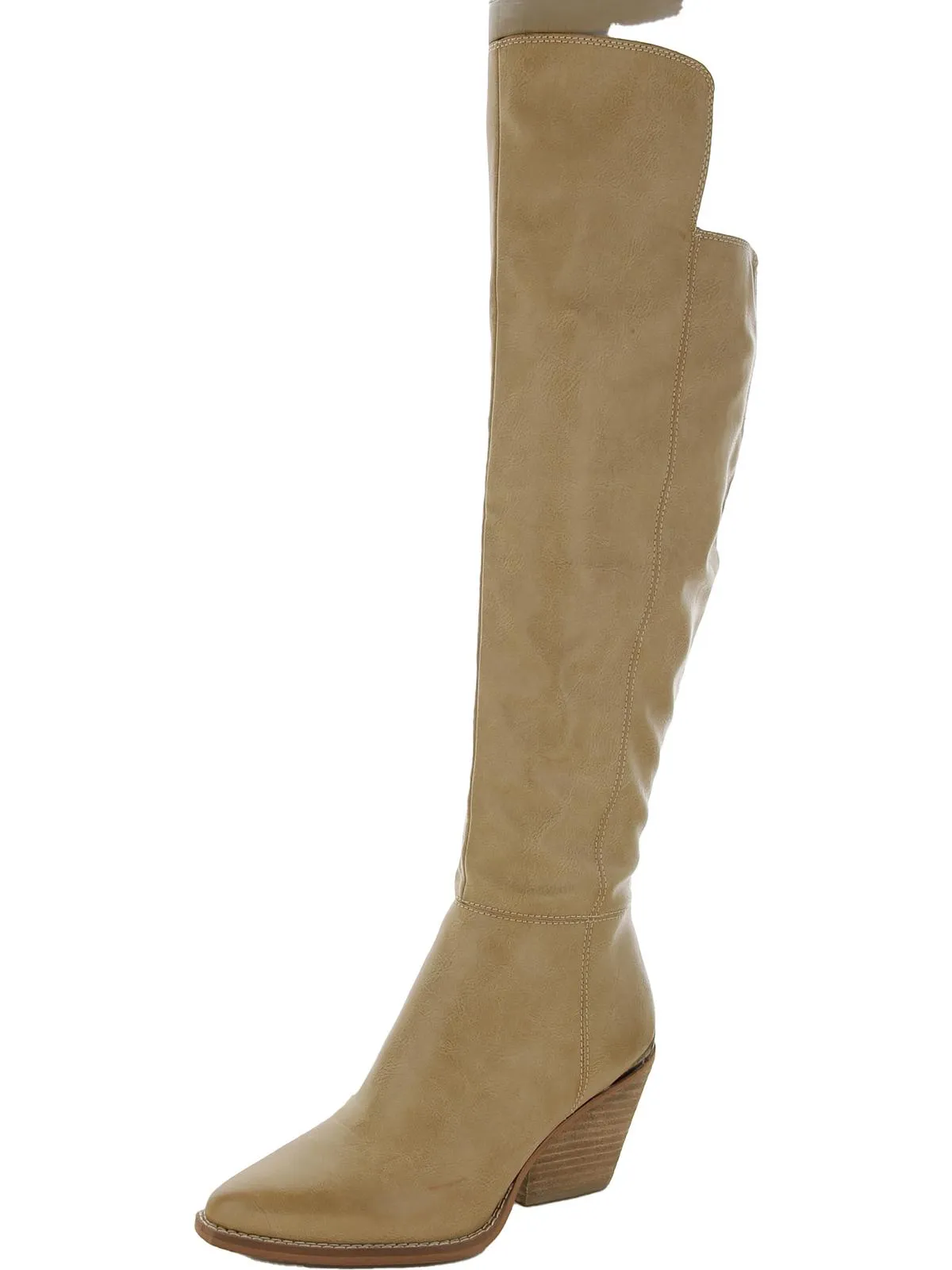 Ronson Womens Padded Insole Tall Over-The-Knee Boots
