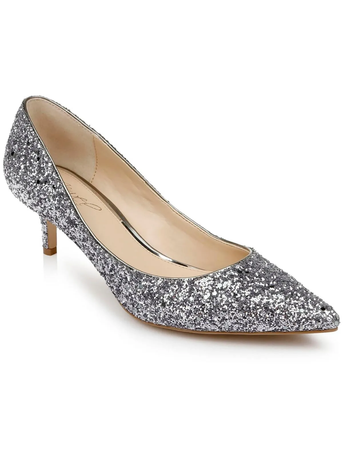 Royalty Womens Kitten Slip On Pumps