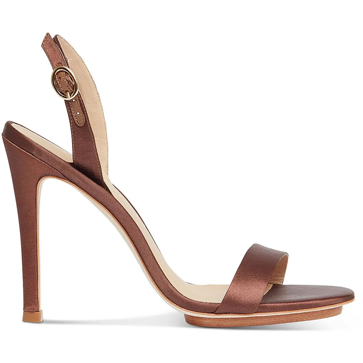 Sable Womens Satin Slingback Heels