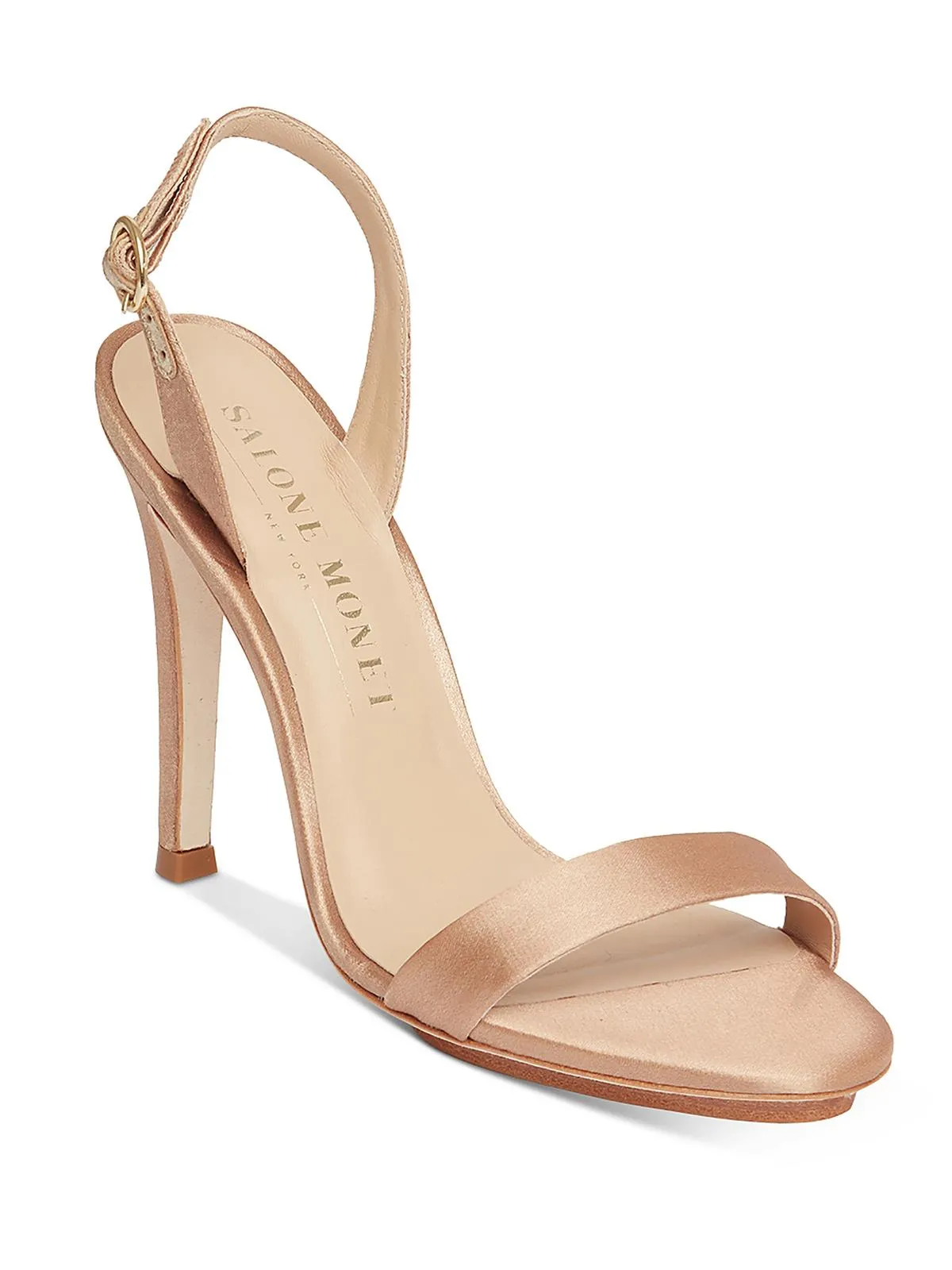 Sable Womens Satin Slingback Heels