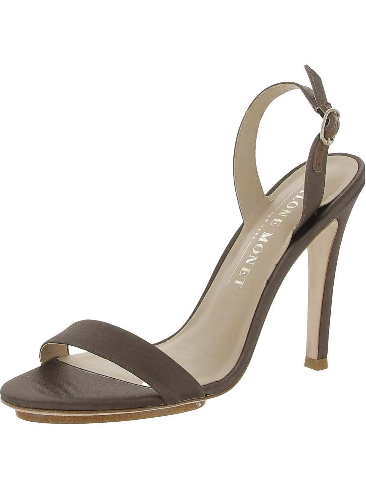 Sable Womens Satin Slingback Heels