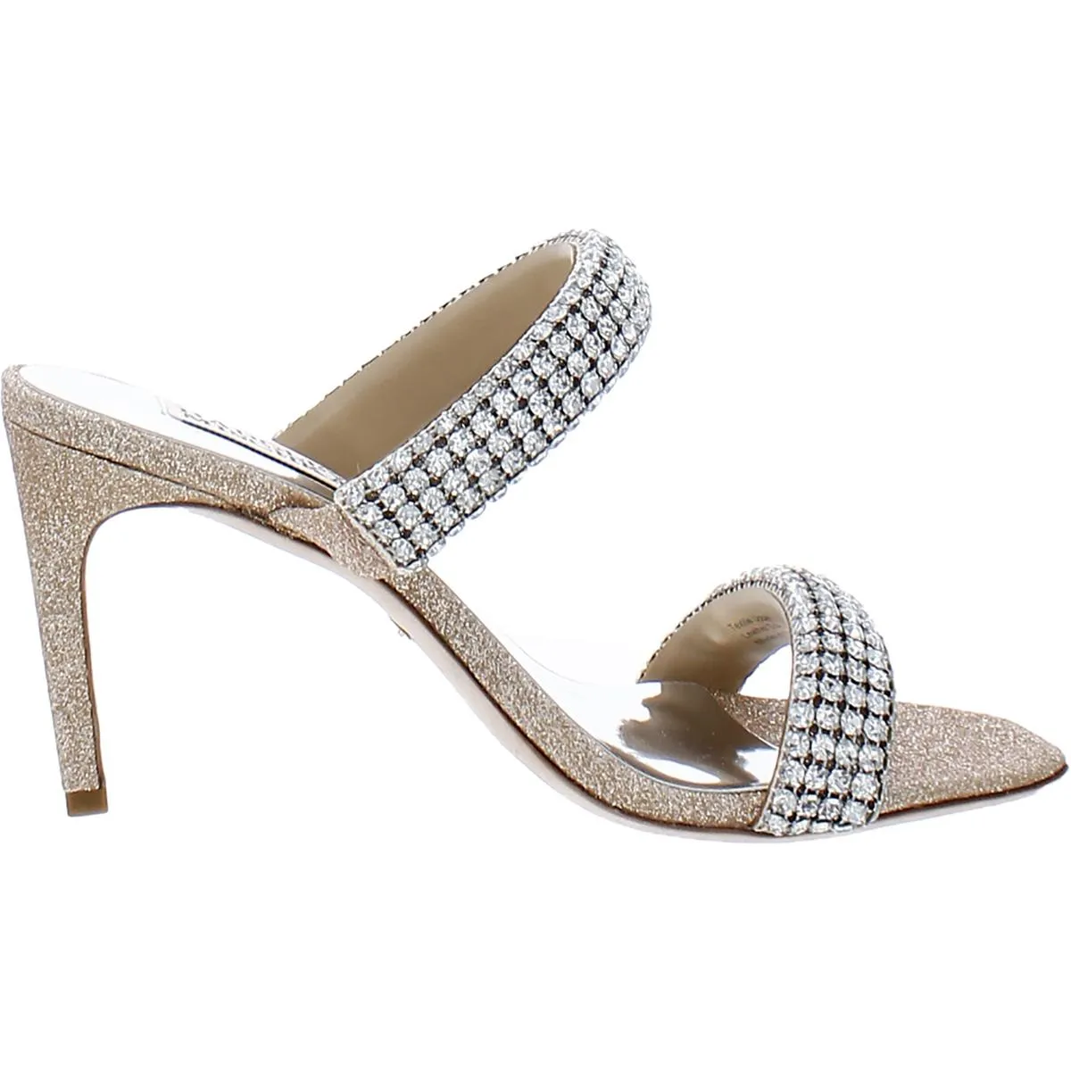 Sade Womens Glitter Slip On Heels