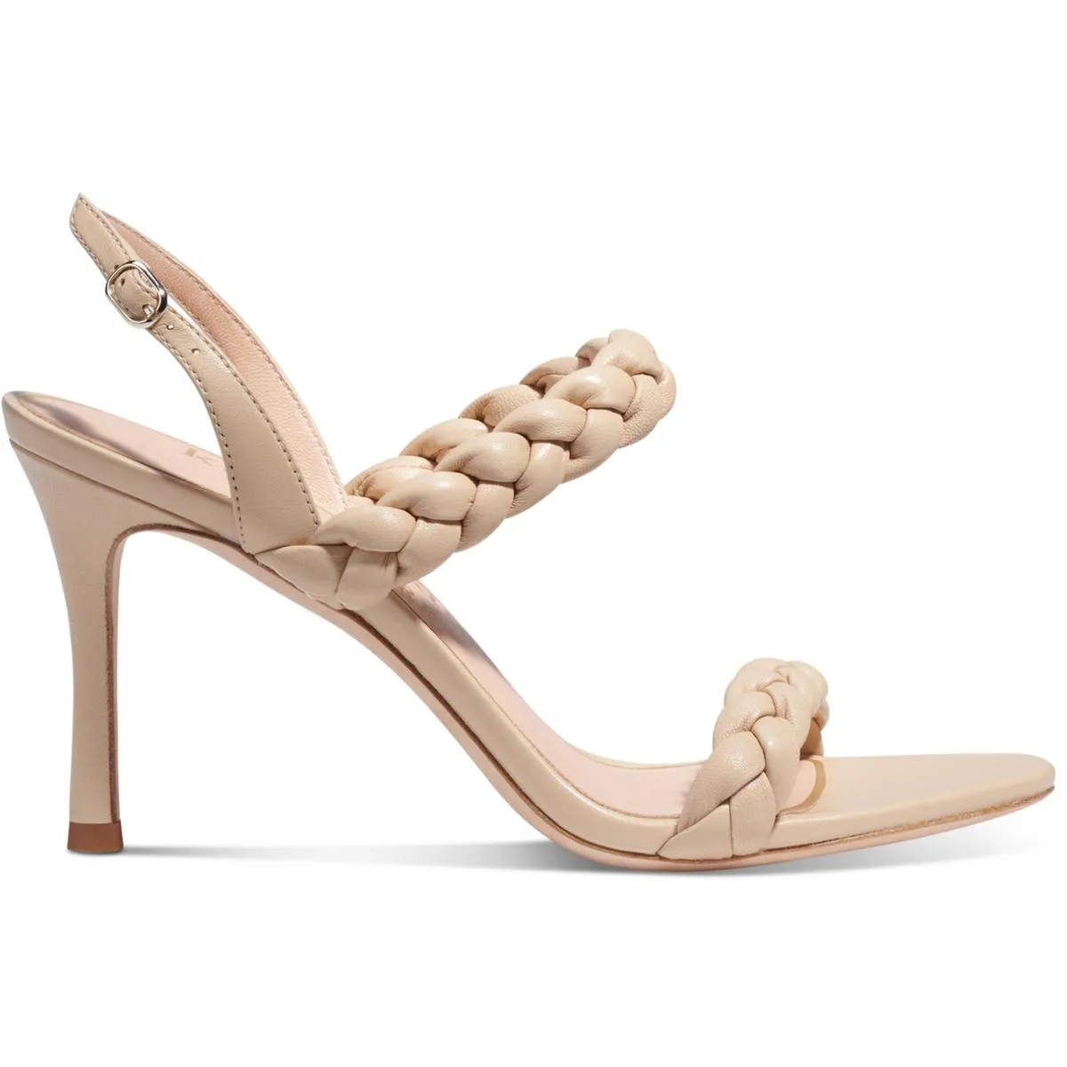 Saffron Womens Leather Dressy Slingback Sandals