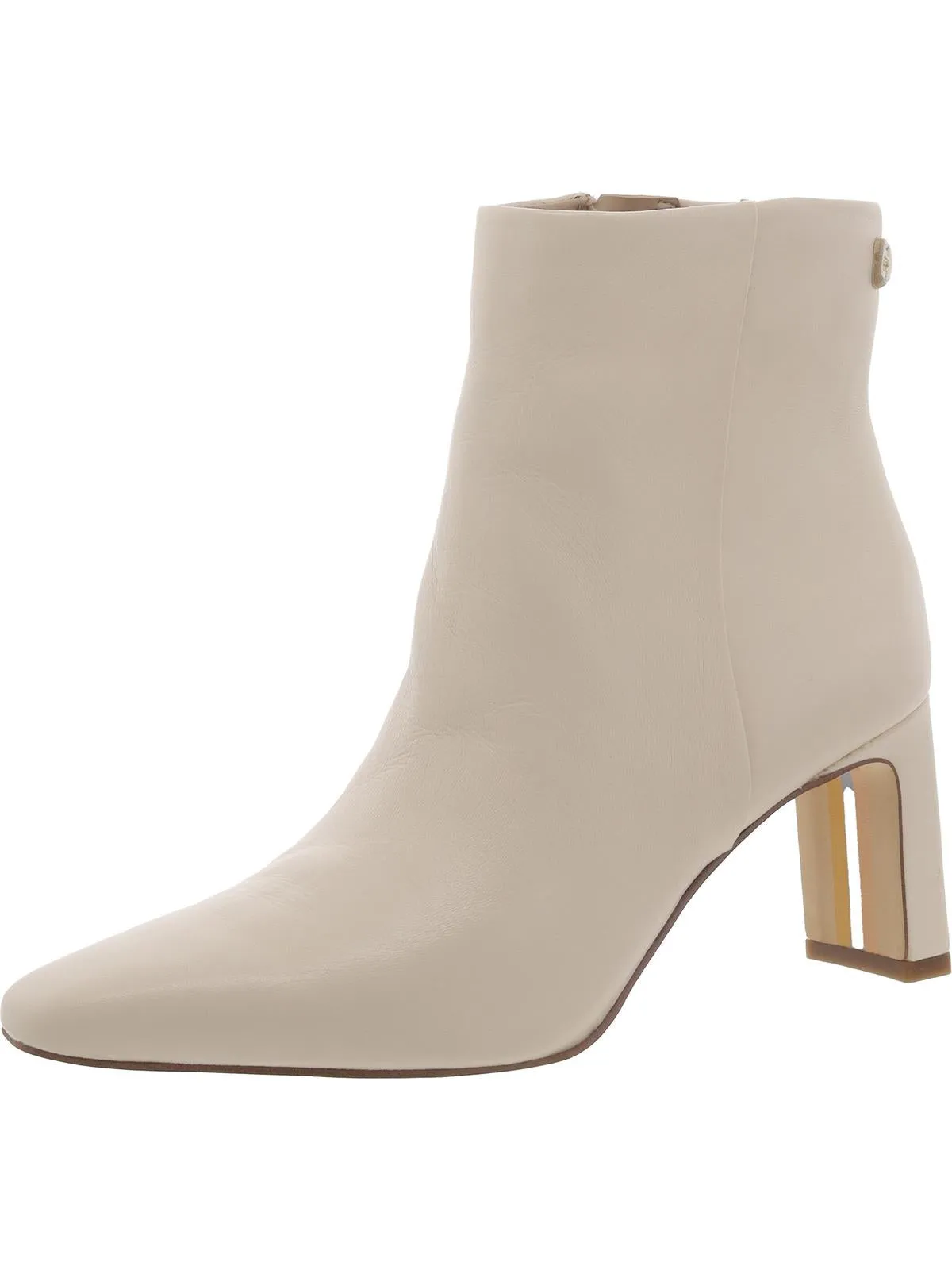 Saige Womens Faux Suede Block Heel Mid-Calf Boots