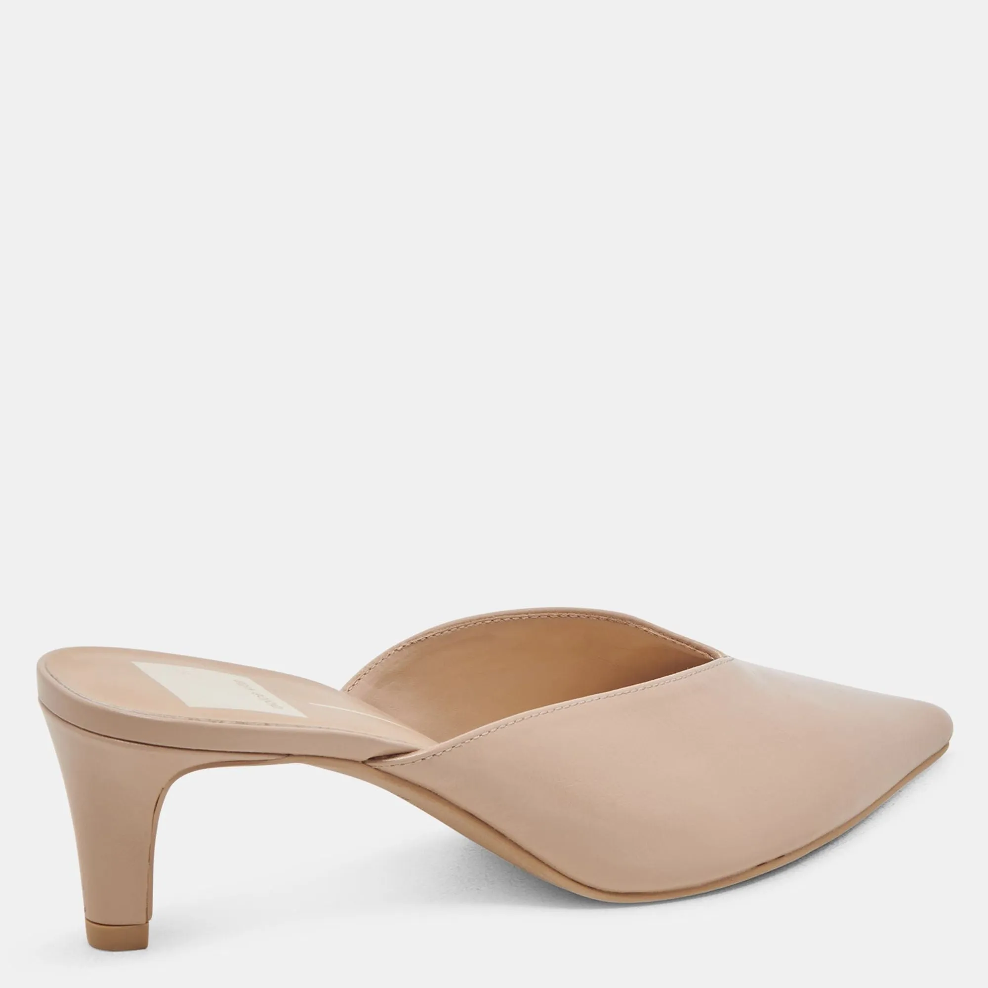 Sarina Heels Beige Crinkle Patent