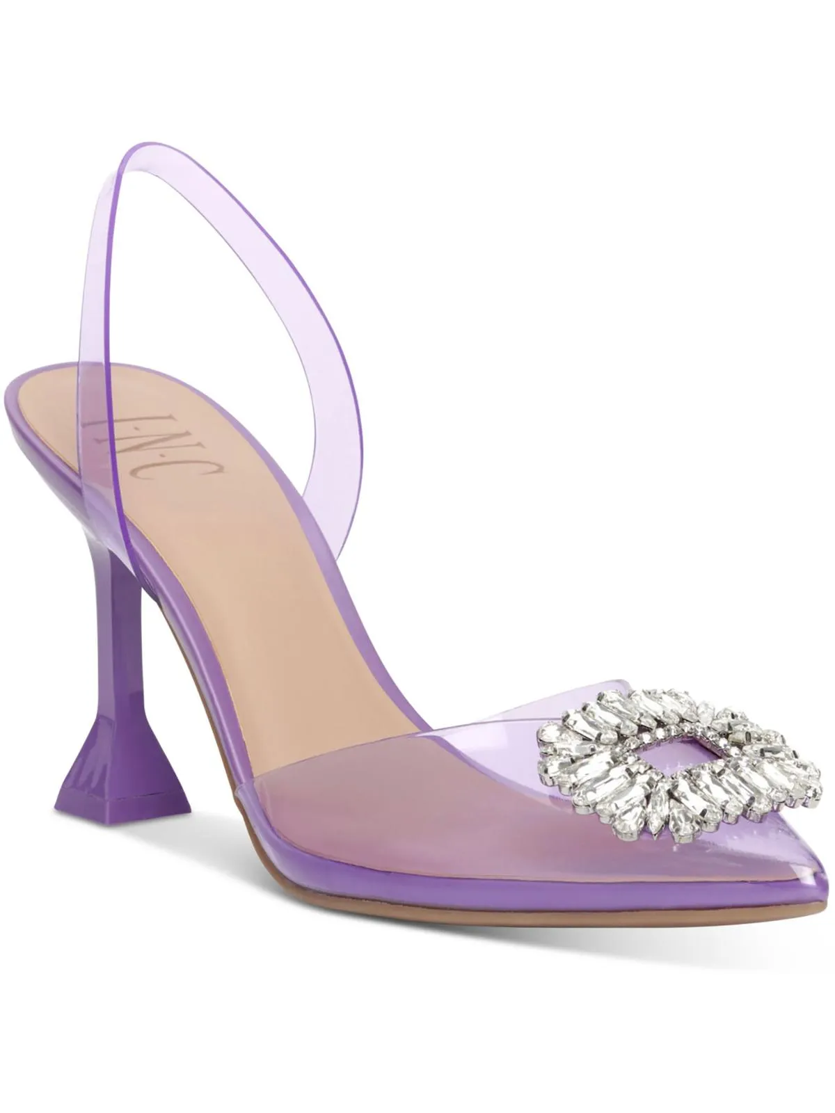 Scienna Womens Embellished Slingback Heels