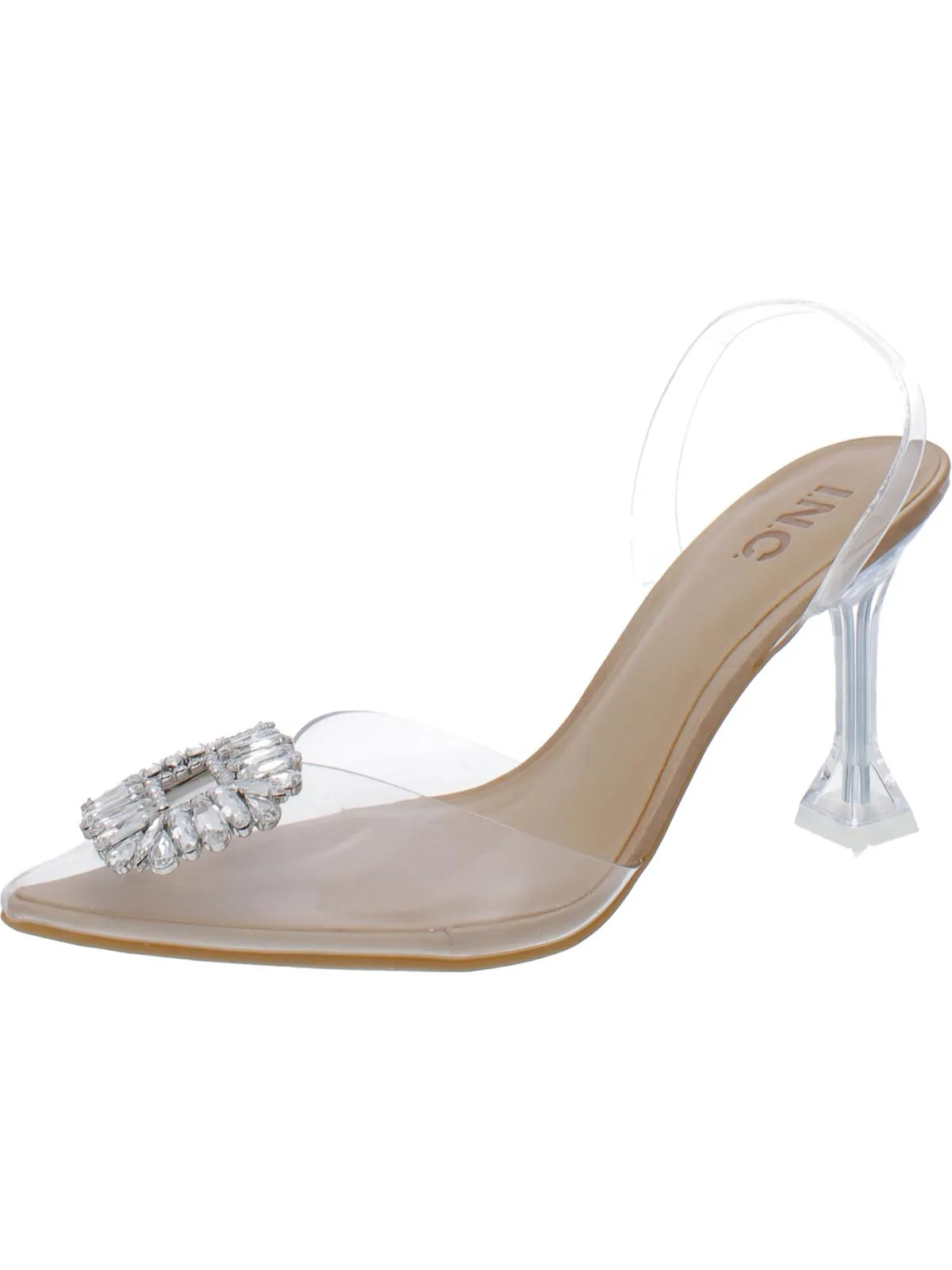Scienna Womens Embellished Slingback Heels