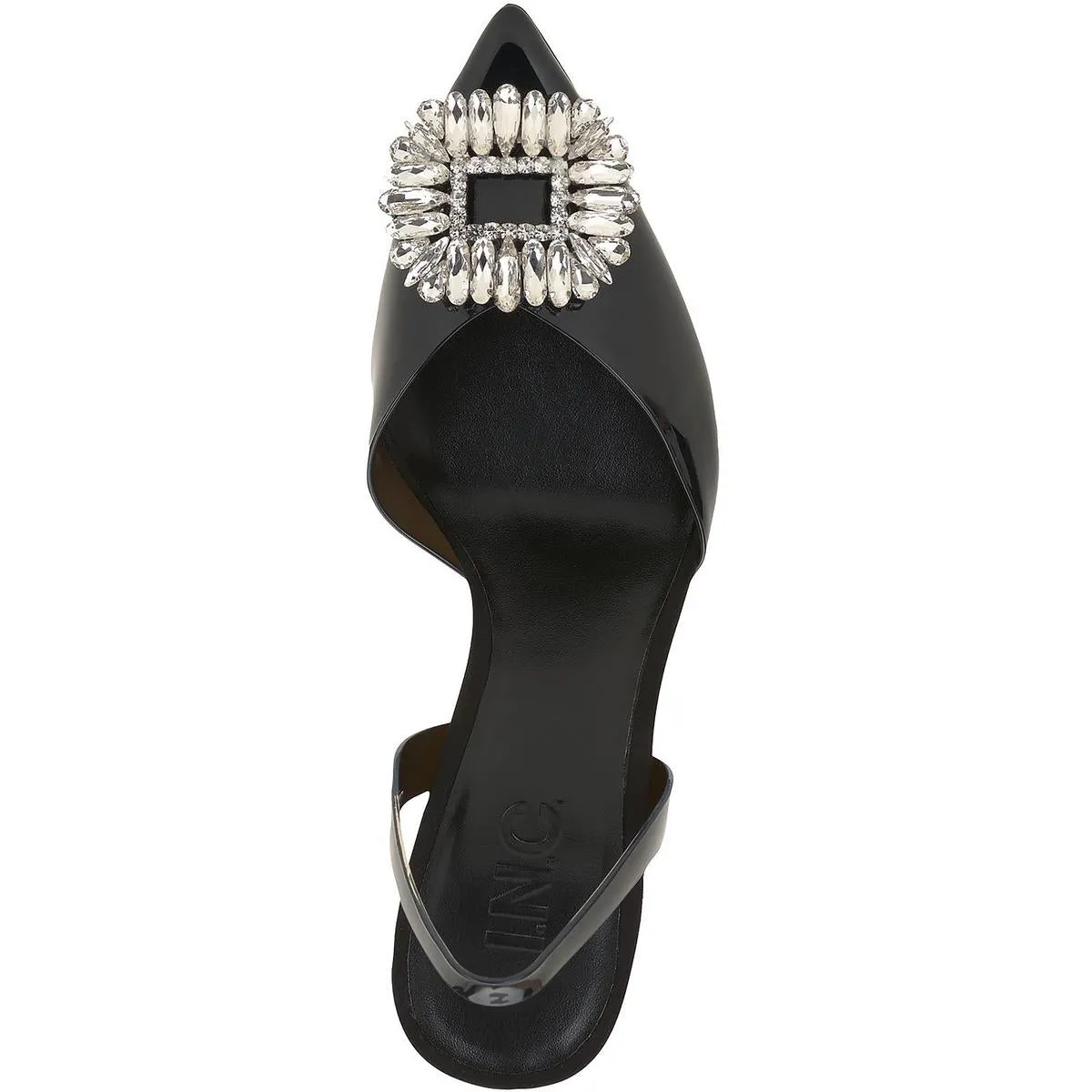 Scienna Womens Embellished Slingback Heels