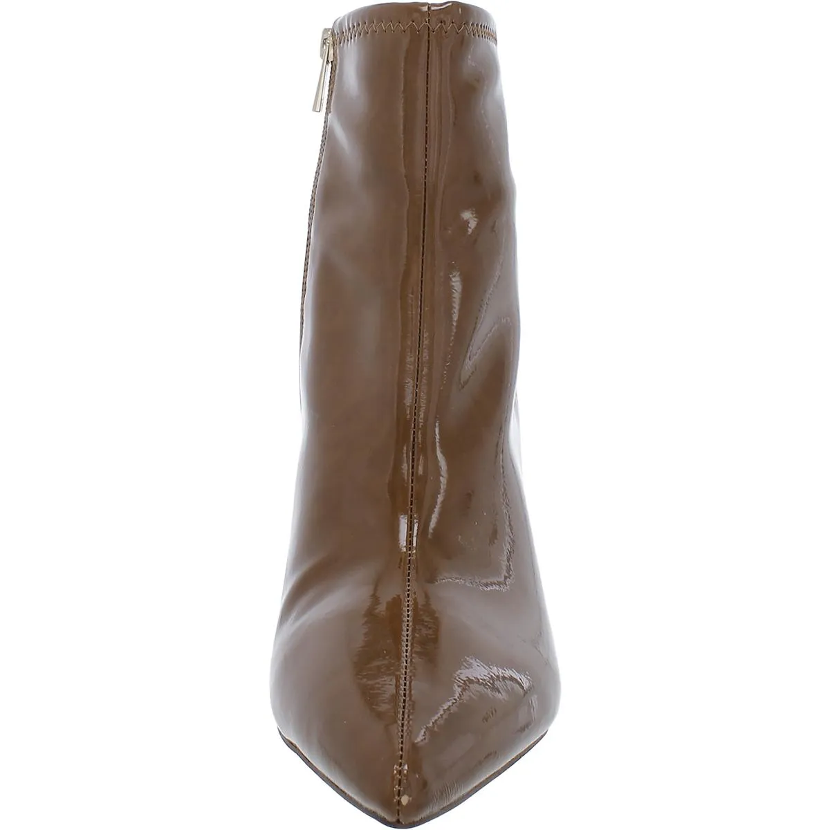 Semaja Womens Zipper Pointed Toe Booties