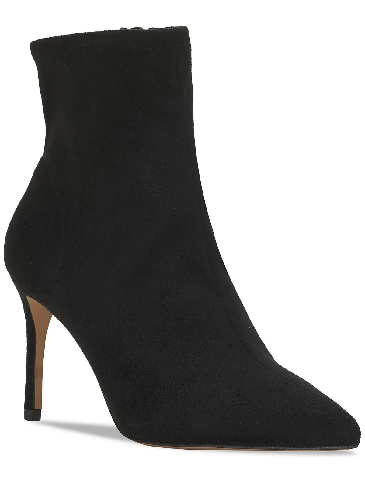 Semaja Womens Zipper Pointed Toe Booties