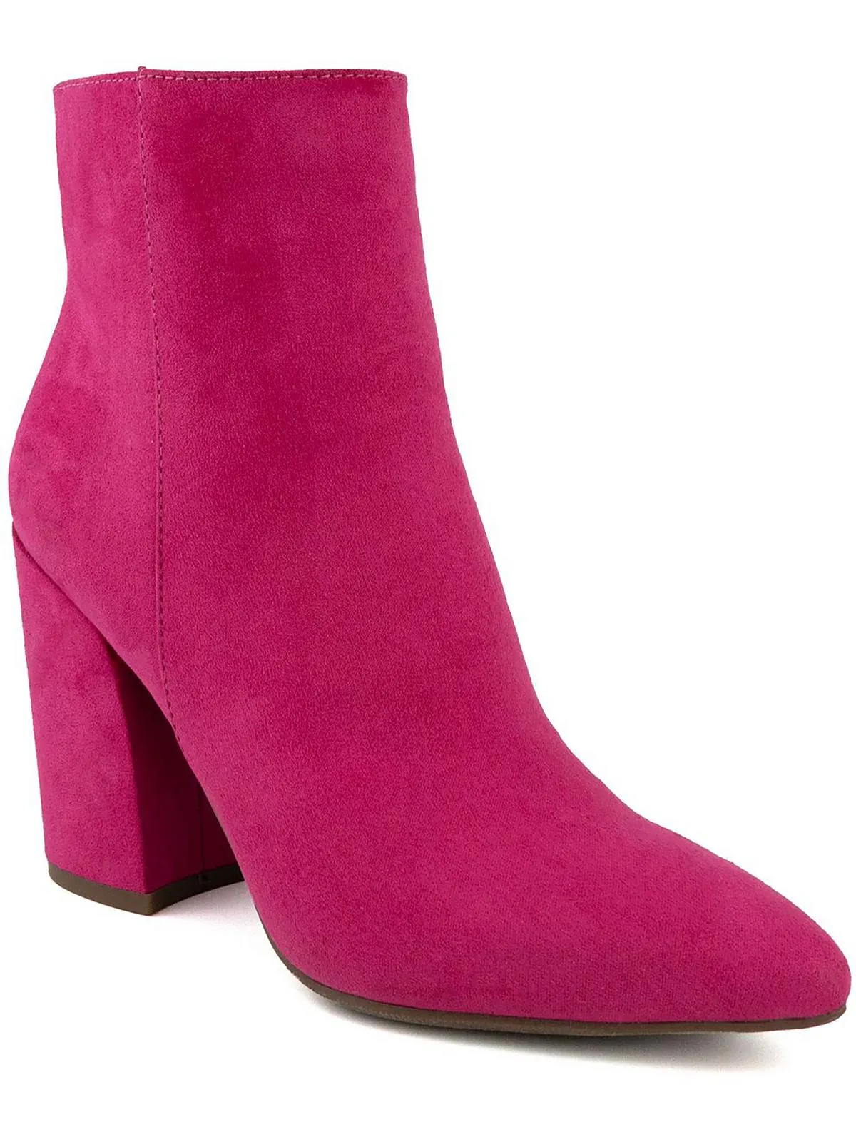 SGREVVIE Womens Faux Leather Ankle Boots