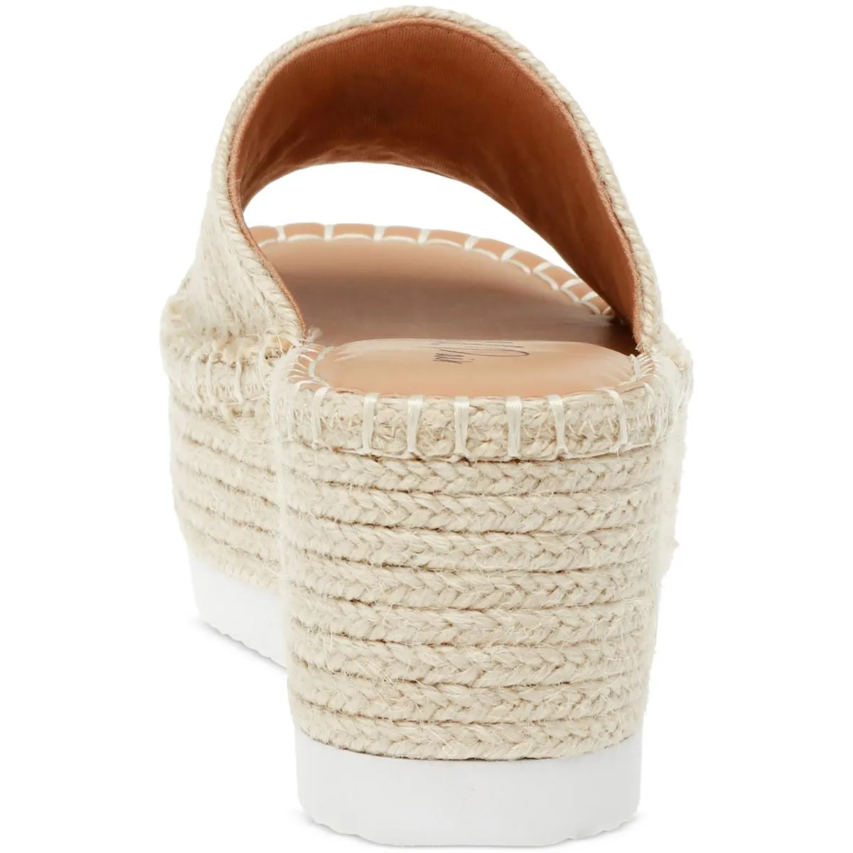 SHERMER Womens Woven Slide Wedge Sandals