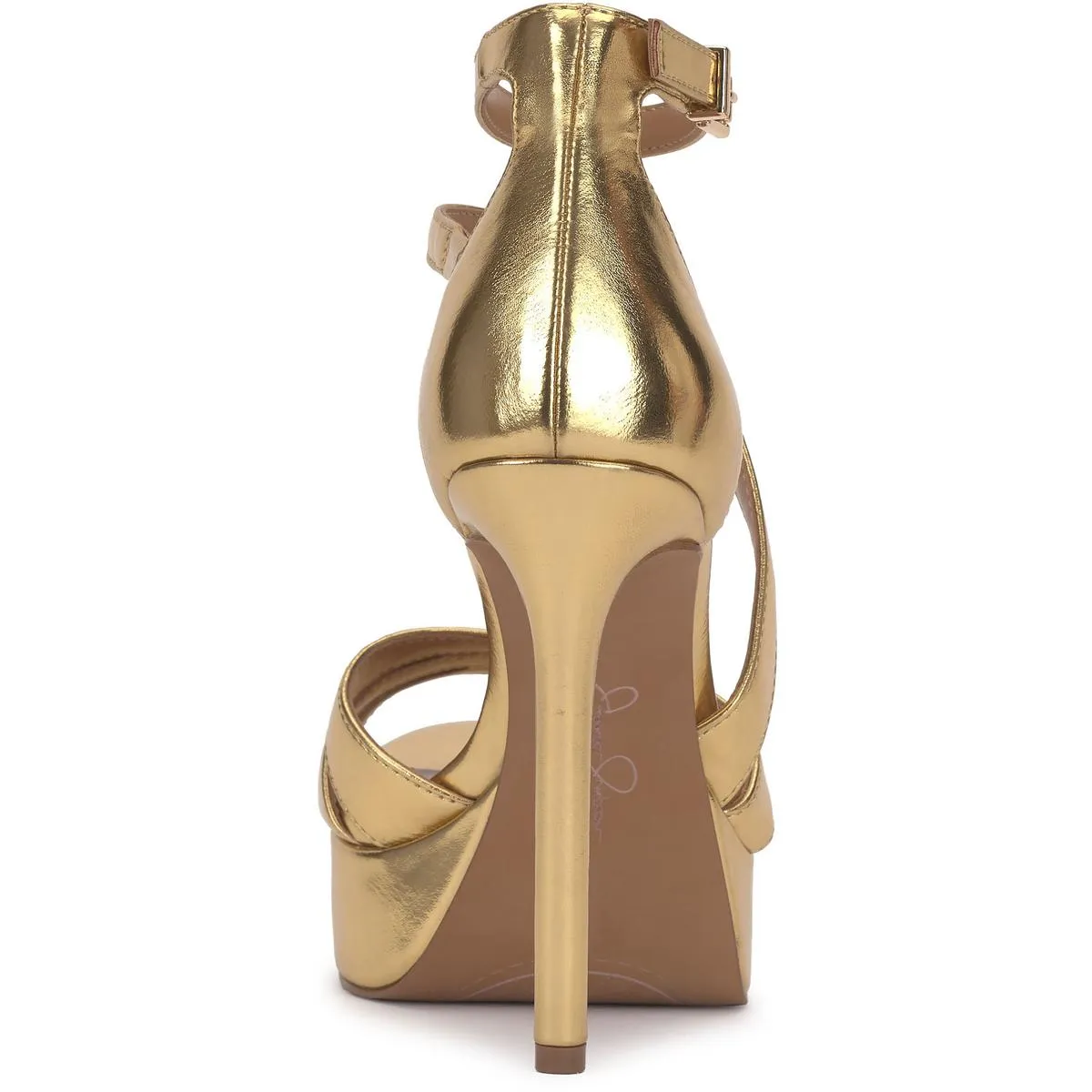 Shyremin Womens Metallic Platform Pumps