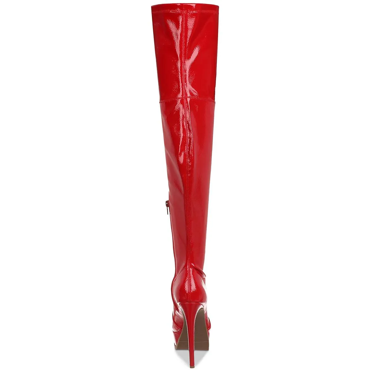 SILENA Womens Faux Leather Platform Over-The-Knee Boots