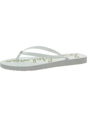 Skye Womens Logo Slip On Flip-Flops