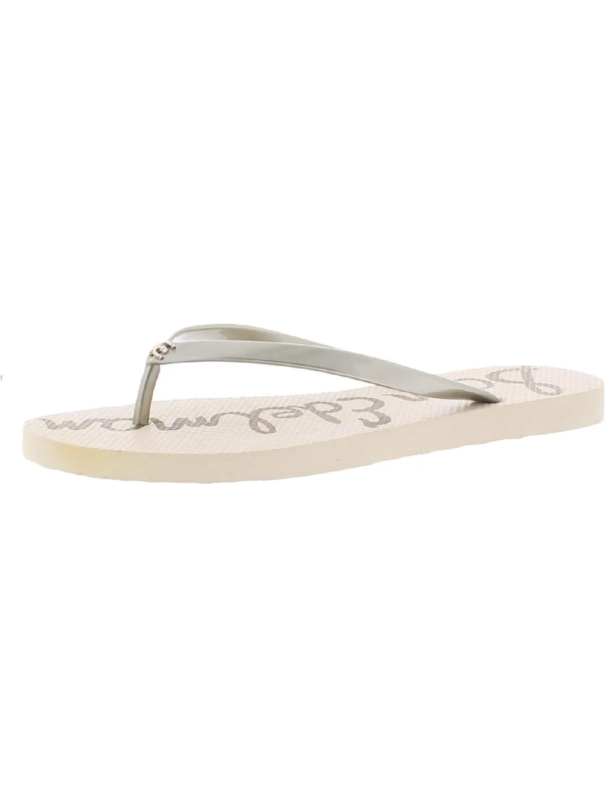 Skye Womens Logo Slip On Flip-Flops