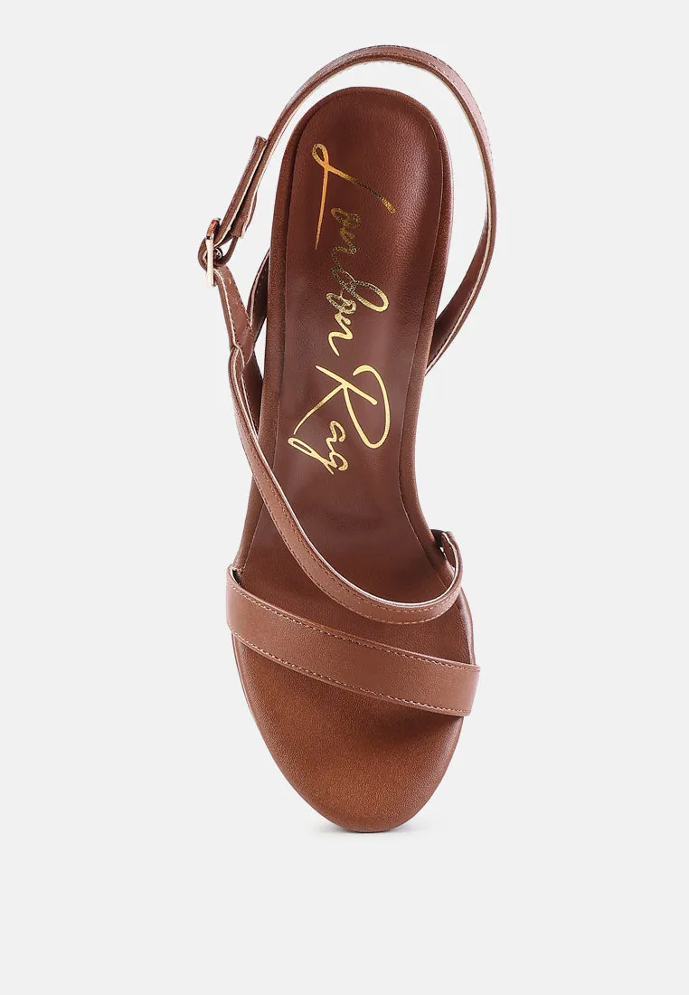 slegs high block heel platform sandals