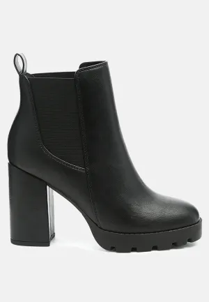 sonia block heeled boots