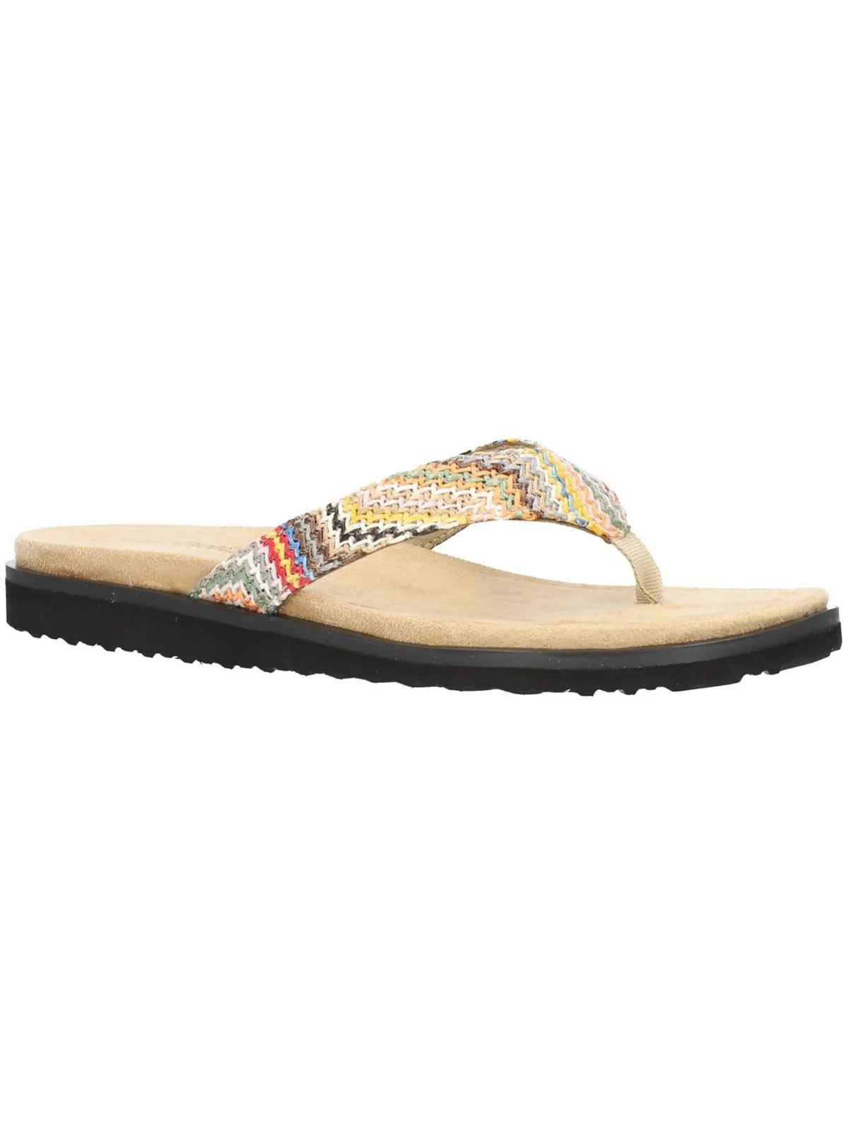 Stevie Womens Padded Insole Open Toe Thong Sandals