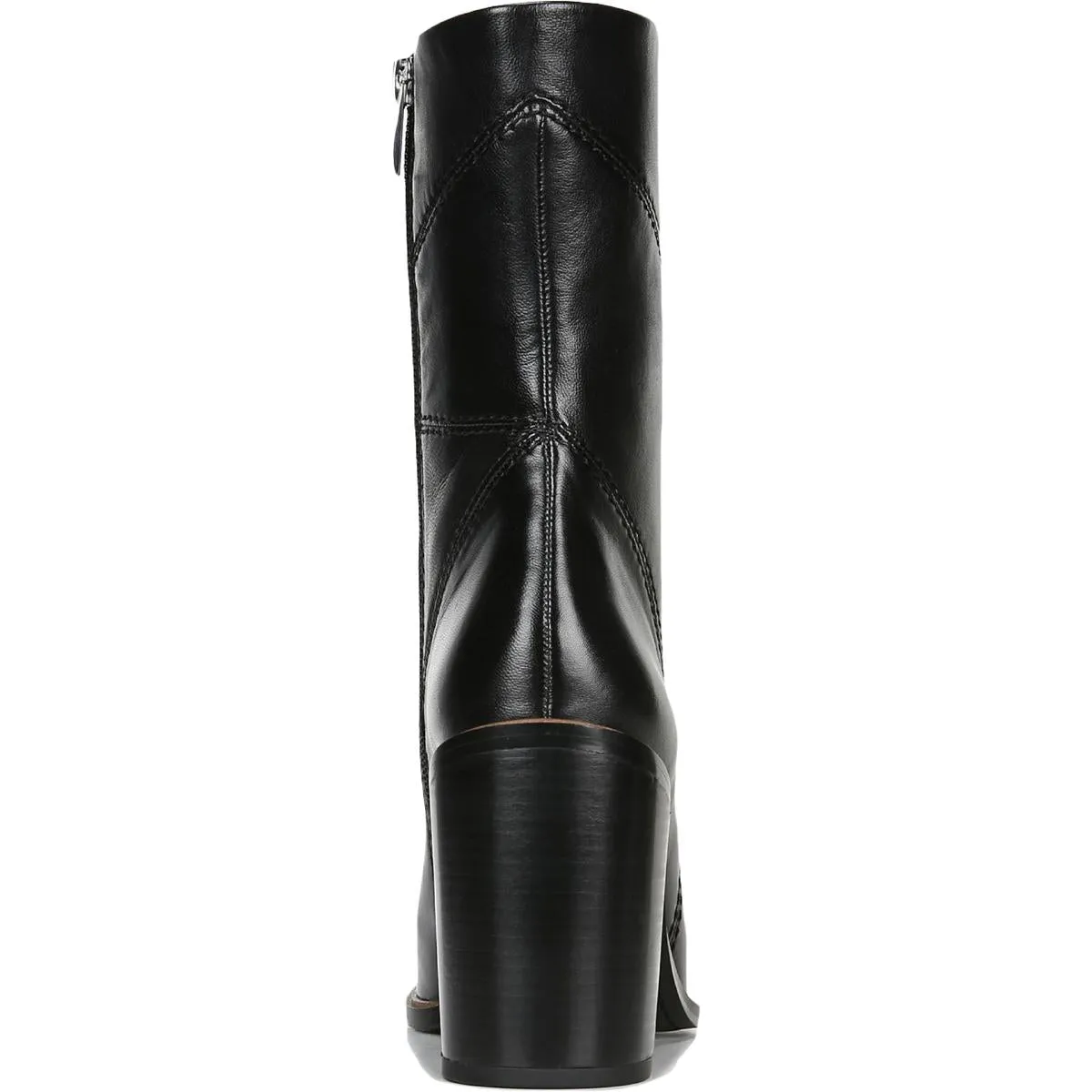 Stevie Womens Zipper Square Toe Booties