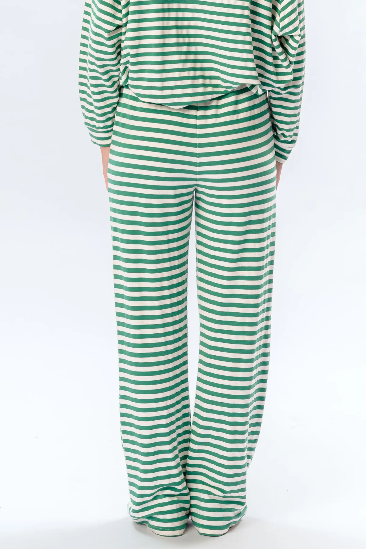 Stripped Pants - Green