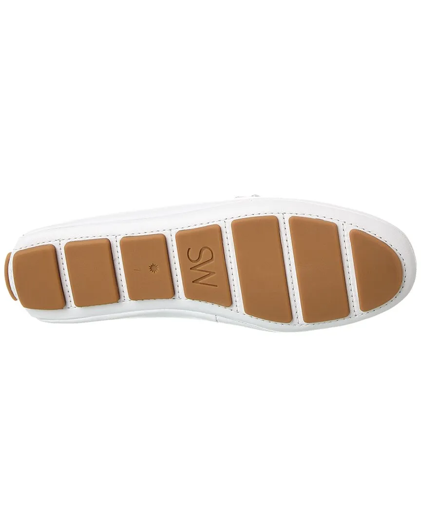Stuart Weitzman Allpearls Leather Driving Loafer
