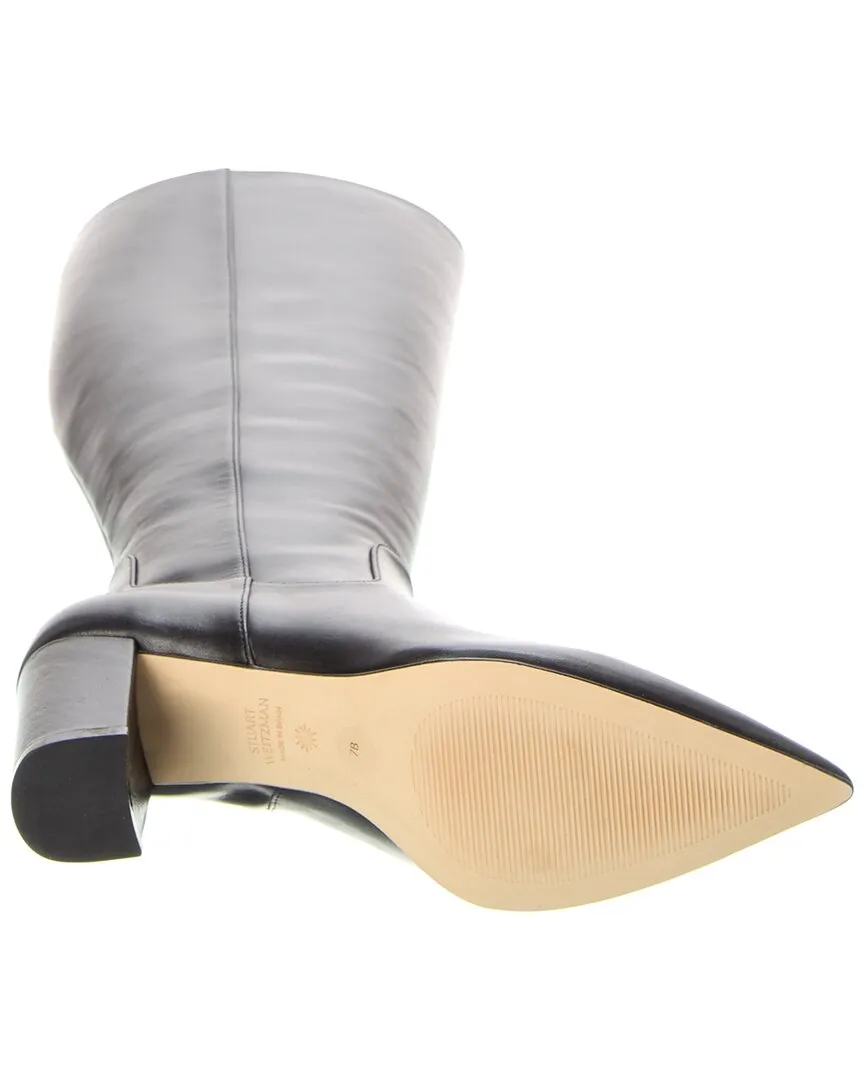 Stuart Weitzman Renegade Zip 75 Leather Knee-High Boot