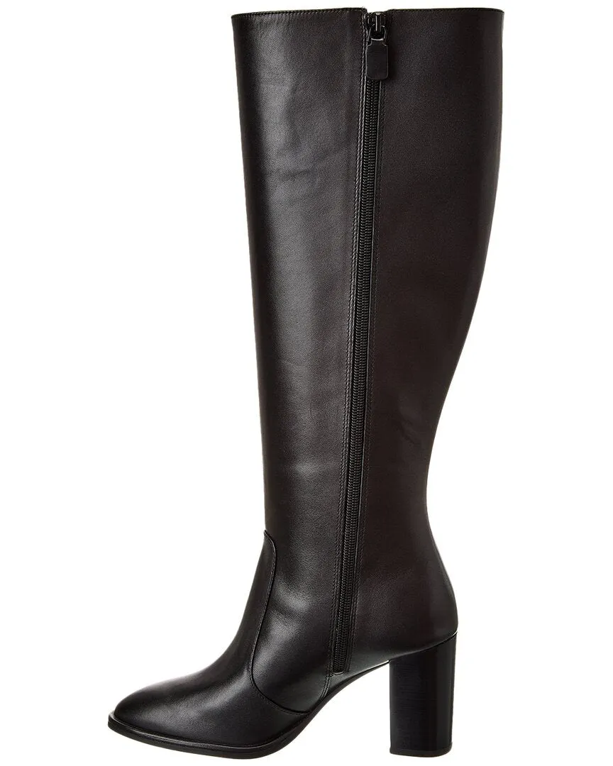 Stuart Weitzman Ryland Zip 80 Leather Knee-High Boot