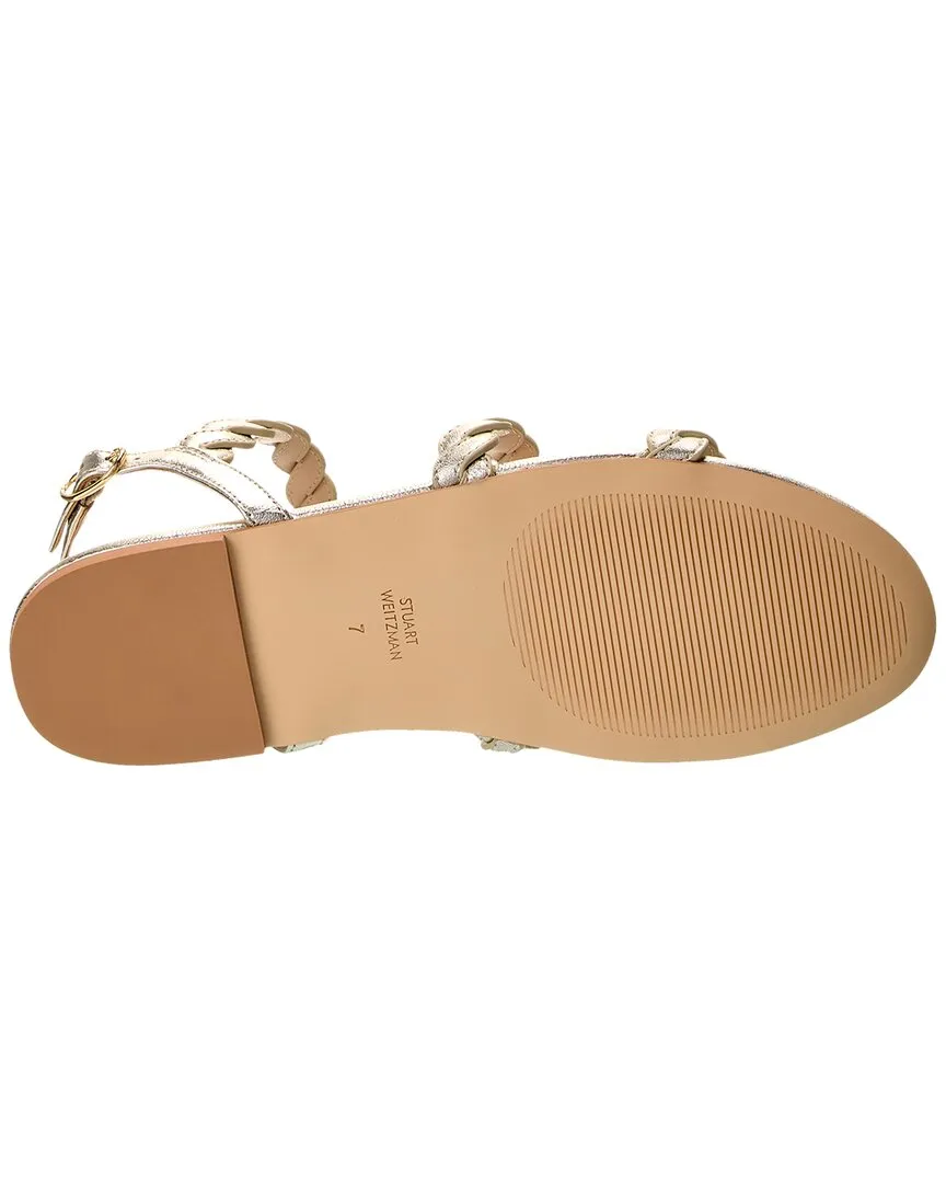 Stuart Weitzman Twistie Leather Sandal