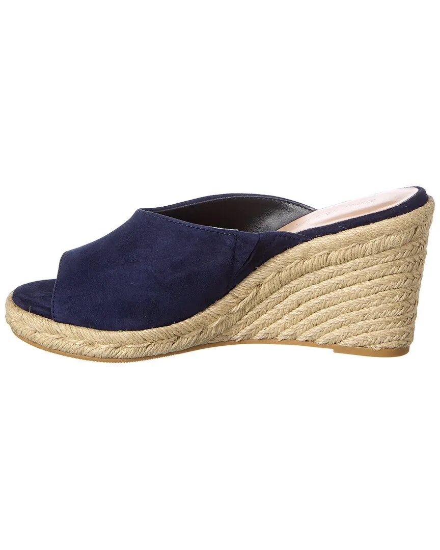 Stuart Weitzman Wonda Suede Wedge Sandal