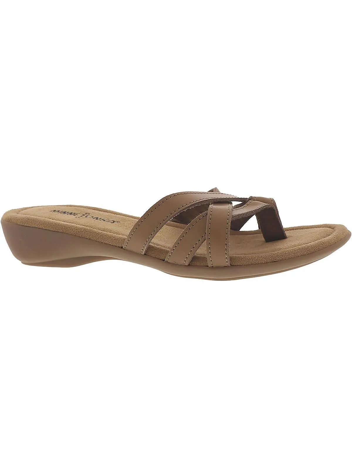 Sunny Womens Leather Flip Flop Thong Sandals