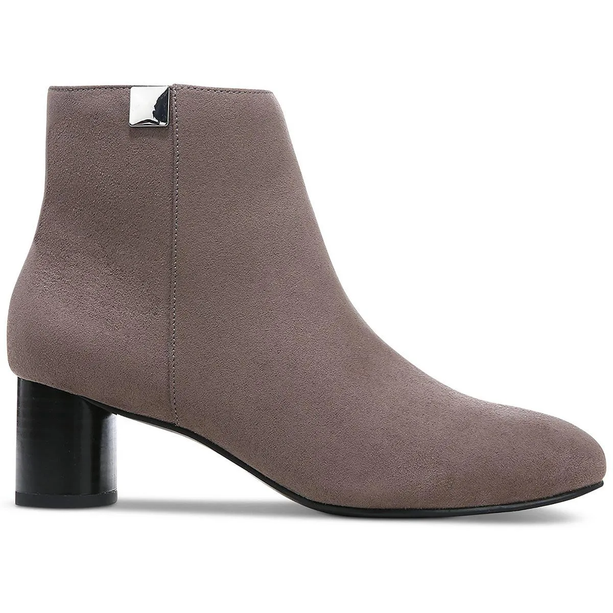 Sylus Womens Faux Suede Almond Toe Booties