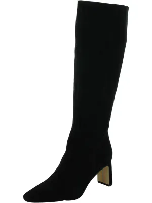 Sylvia Womens Zipper Tall Knee-High Boots