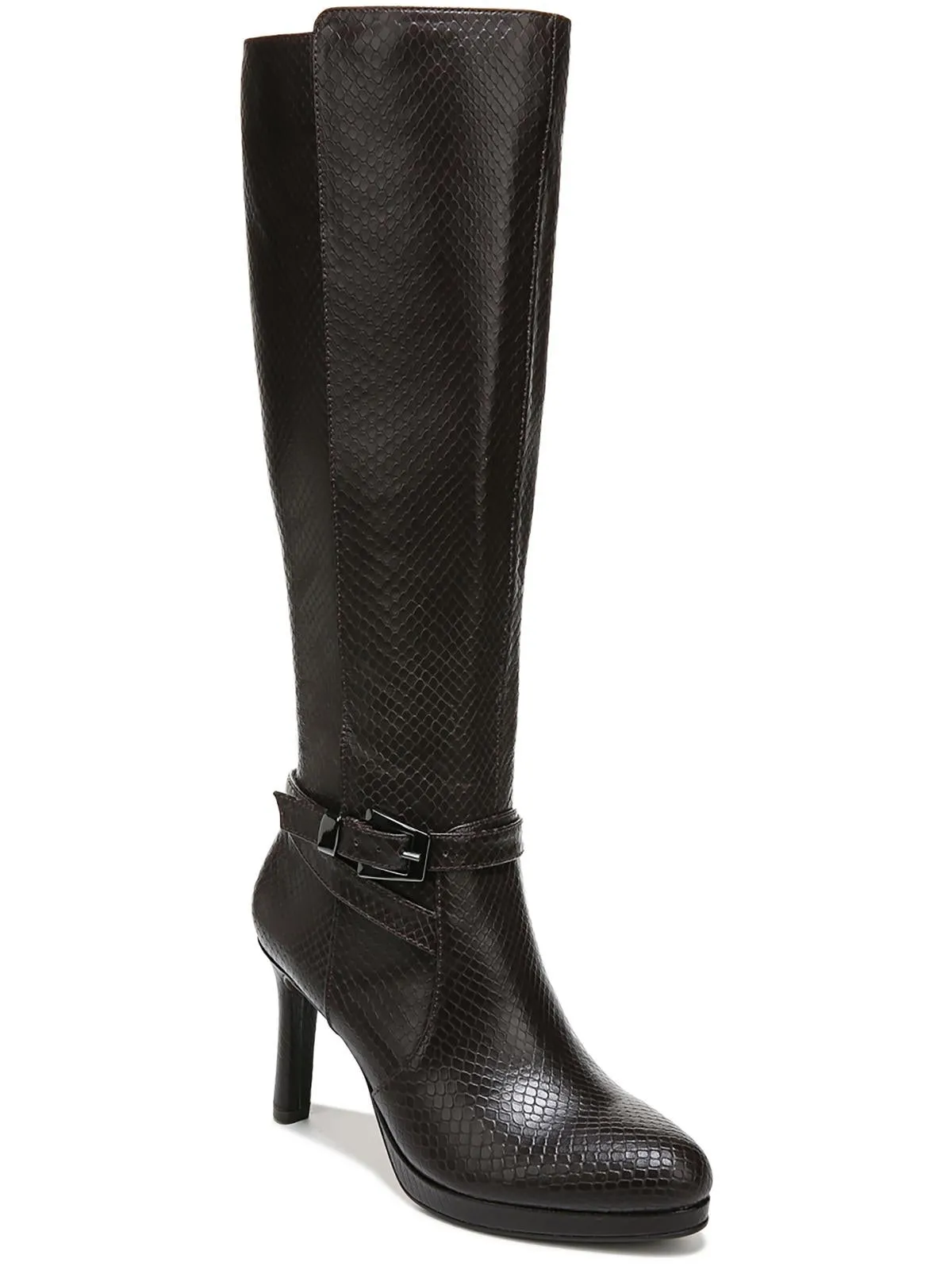 Taelynn Womens Zipper Wide Calf Knee-High Boots