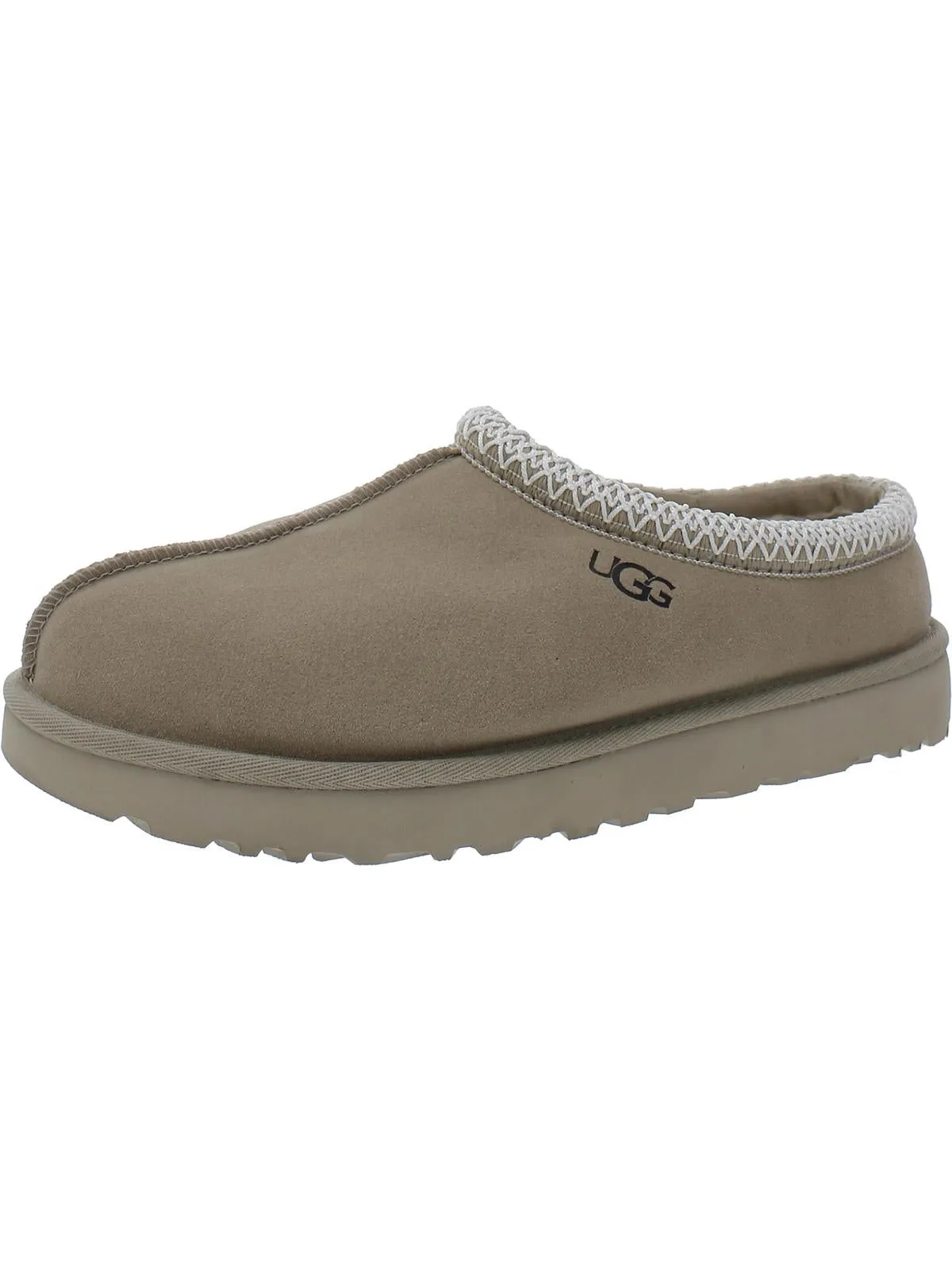 Tasman Womens Suede Wool Mule Slippers
