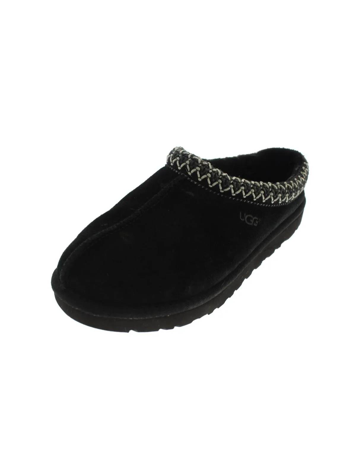 Tasman Womens Suede Wool Mule Slippers