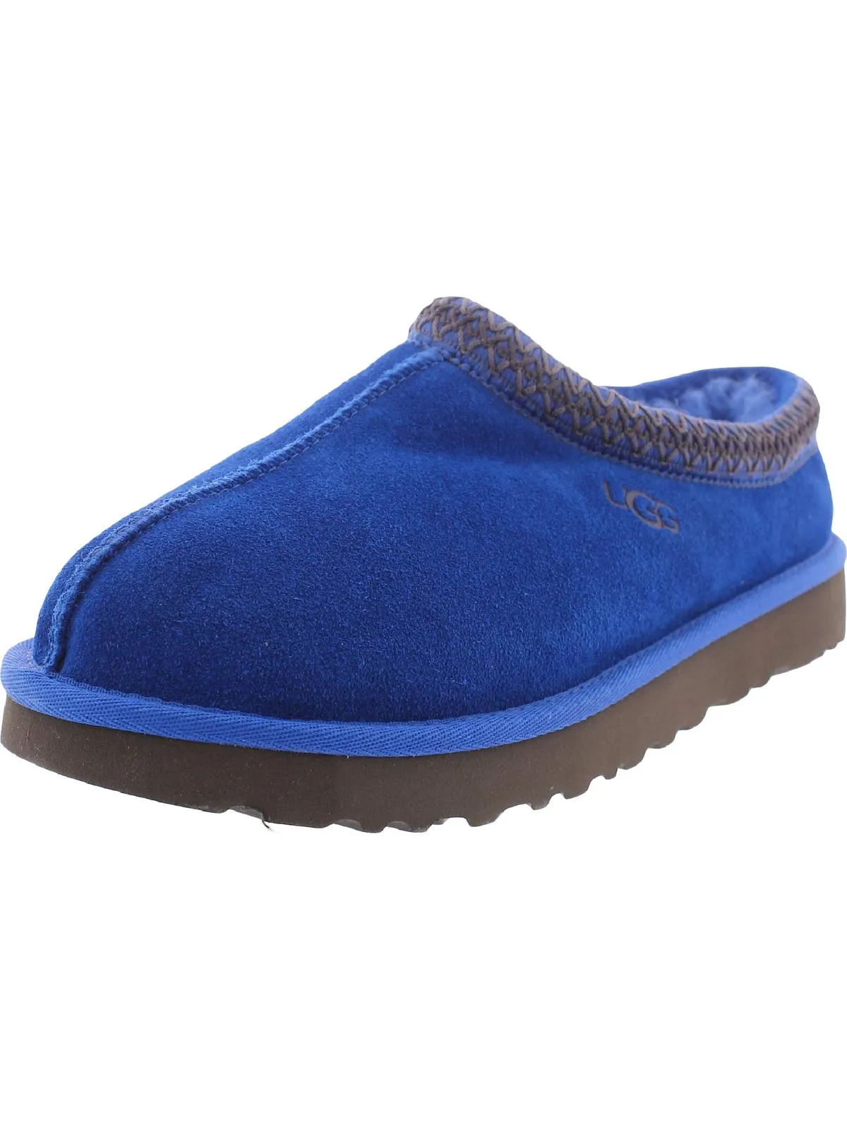 Tasman Womens Suede Wool Mule Slippers